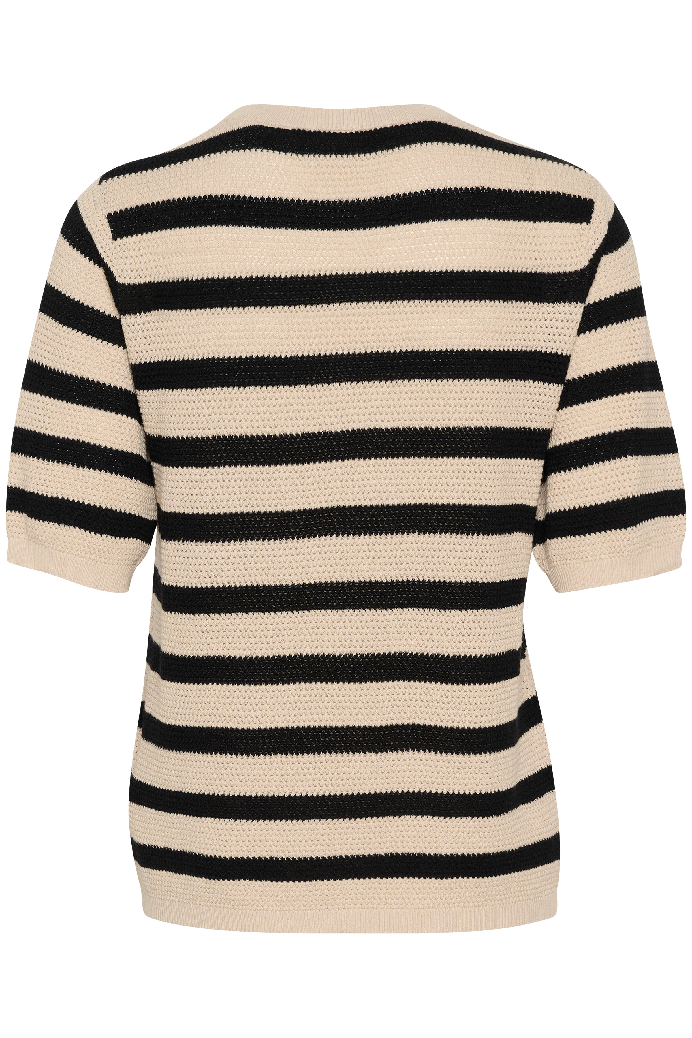 Kaffe KAkaia knit pullover feather gray/black - Online - Mode