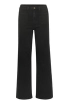 Kaffe KAkarla HW wide jeans black deep - Online - Mode