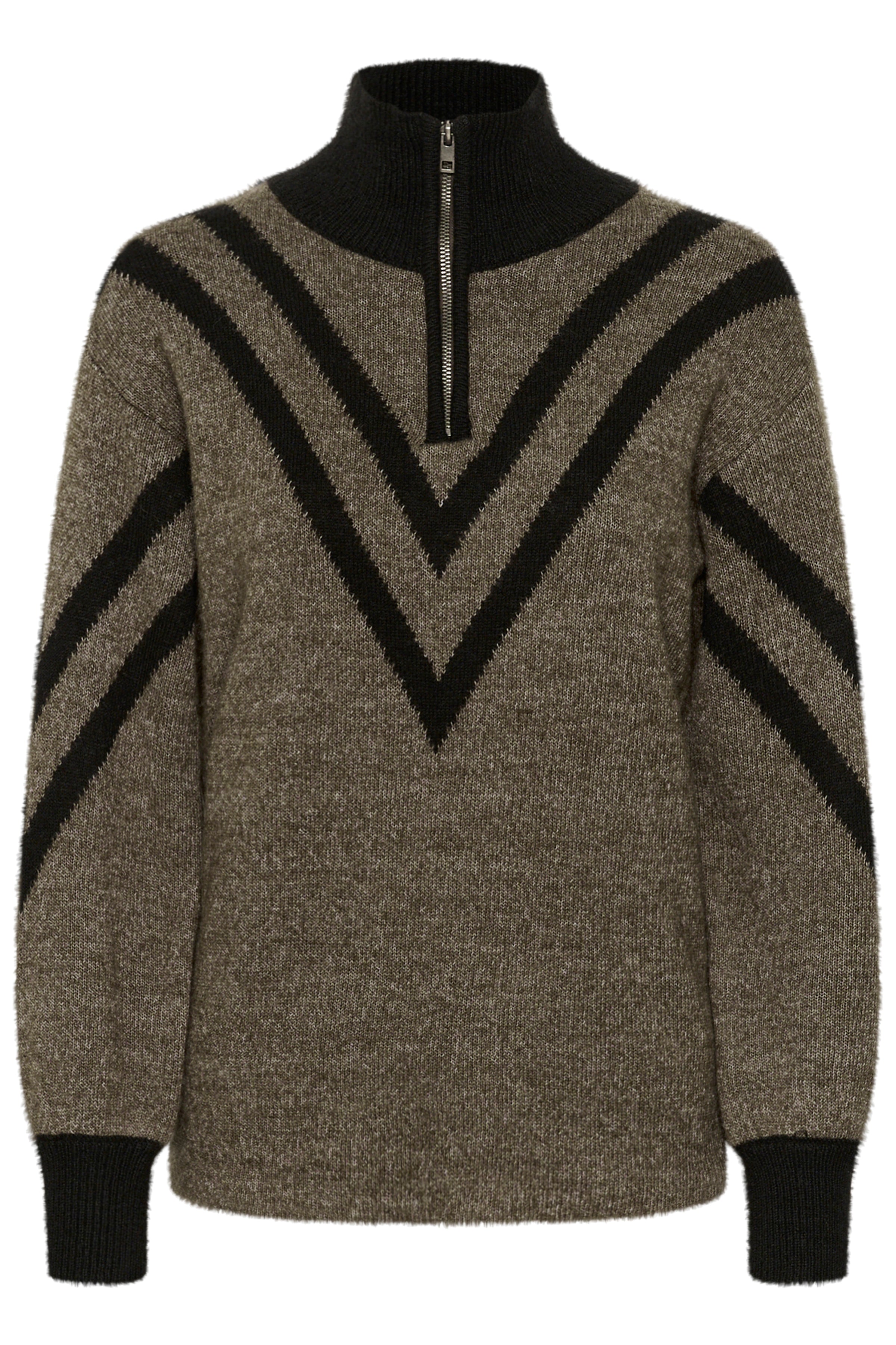 Kaffe KAkarla knit pullover major brown melange - Online - Mode