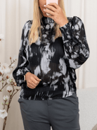 Kaffe KAlifa blouse black/grey blurry - Online - Mode