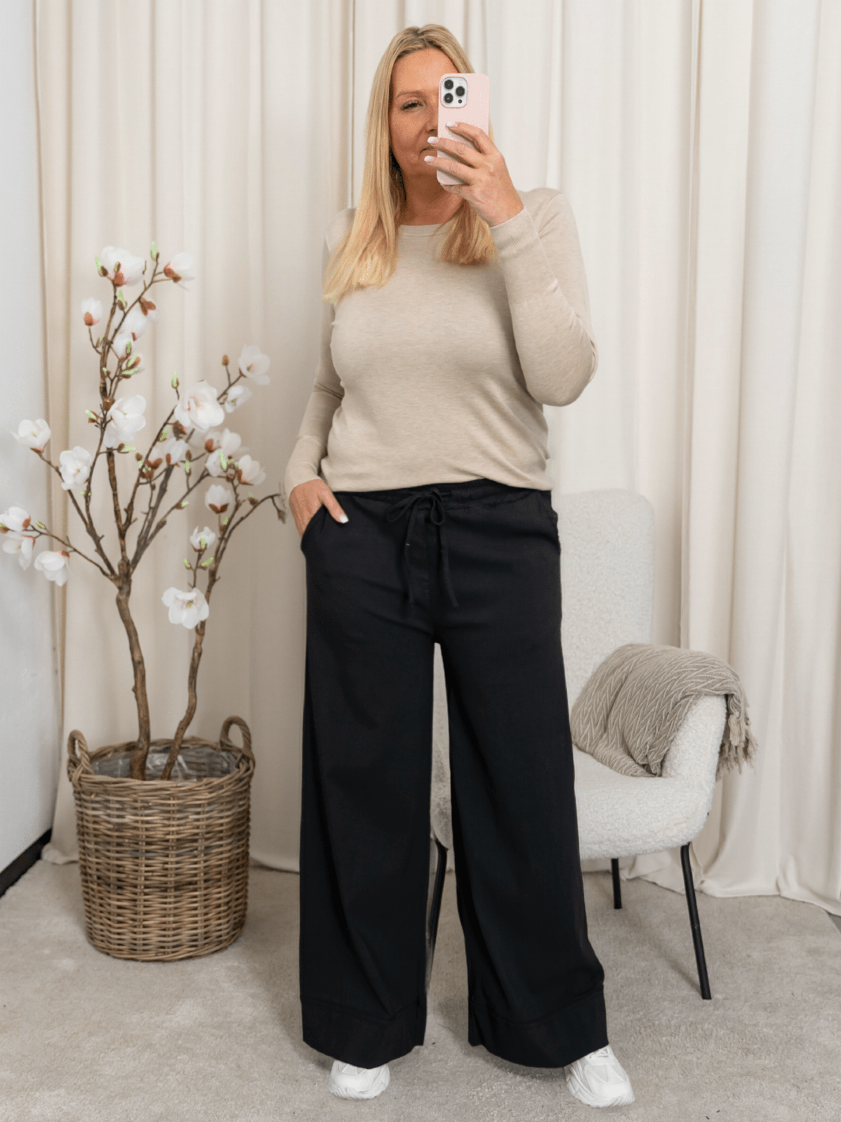 Kaffe KAlizza knit pullover feather grey - Online - Mode