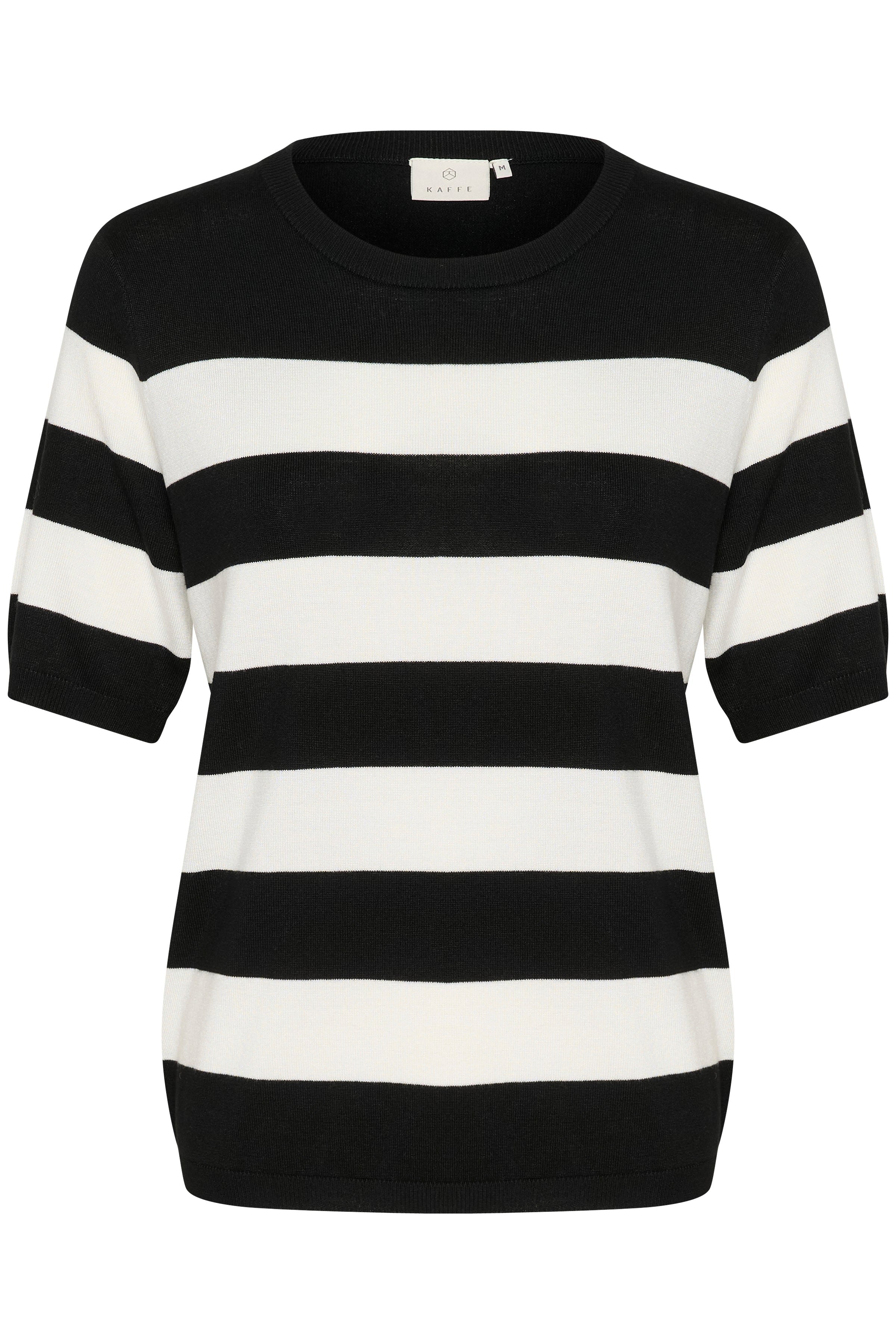 Kaffe KAlizza striped knit black/chalk bold - Online - Mode