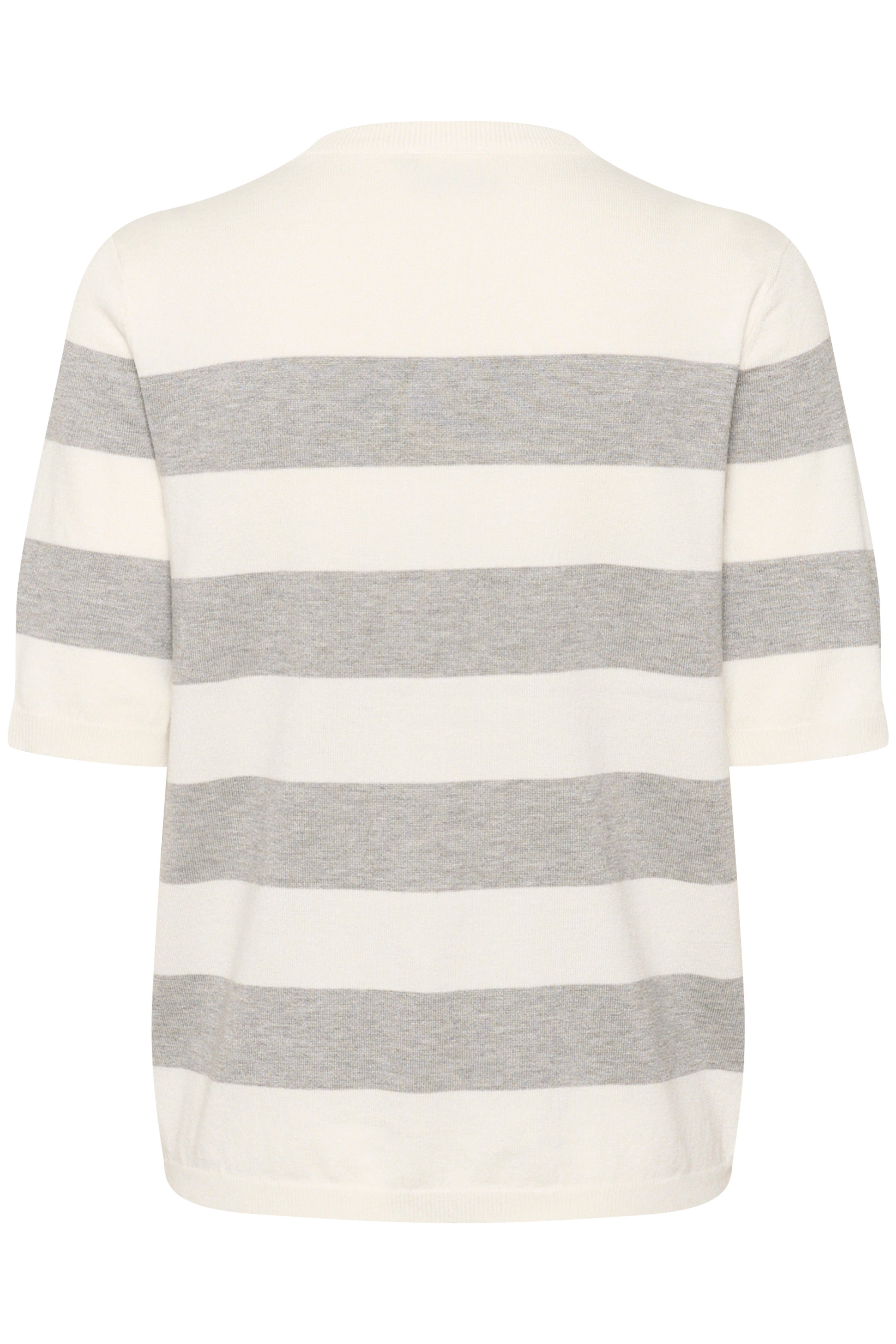 Kaffe KAlizza striped knit chalk/grey bold - Online - Mode