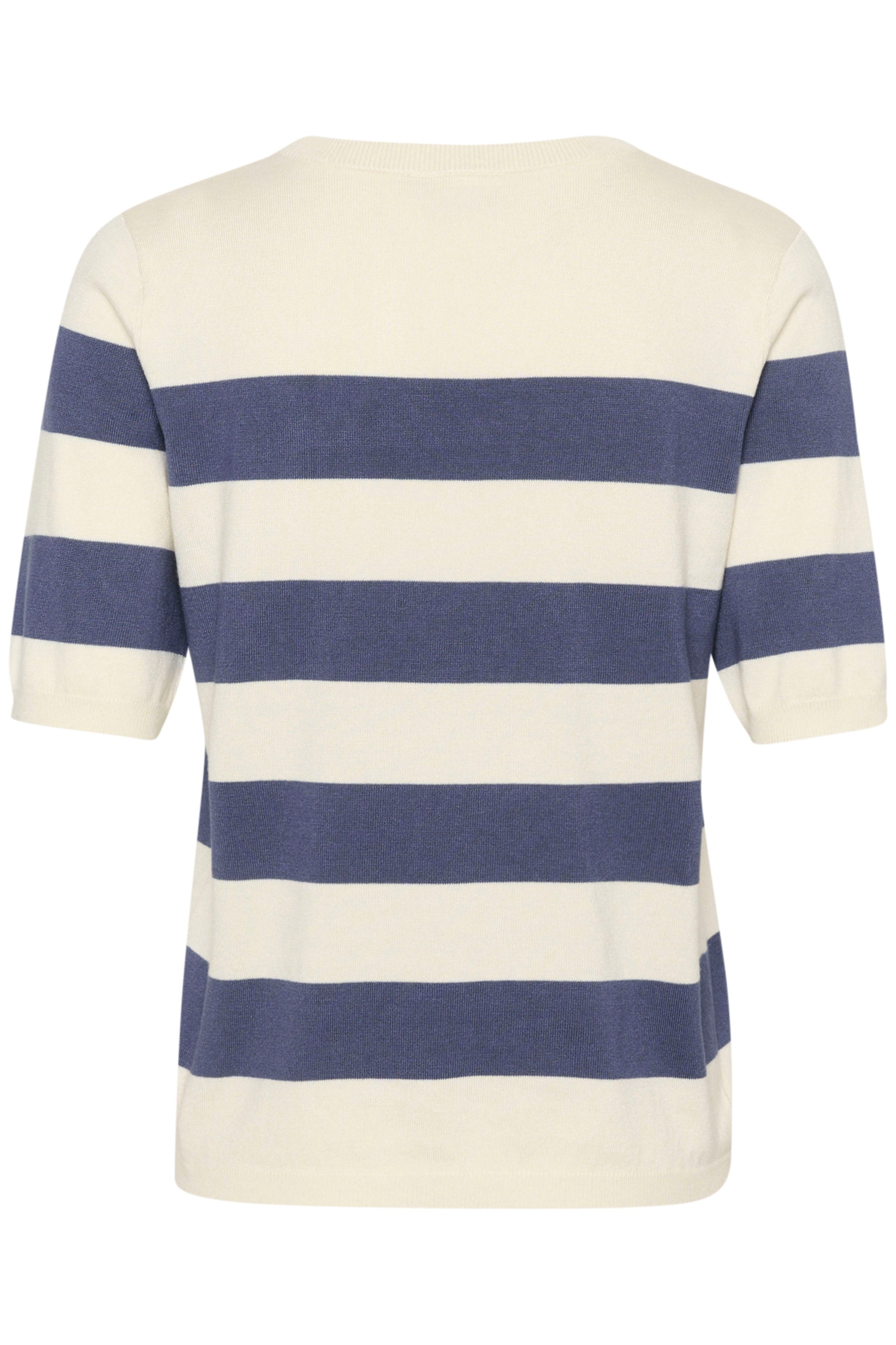 Kaffe KAlizza striped knit Indigo blue/white - Online - Mode
