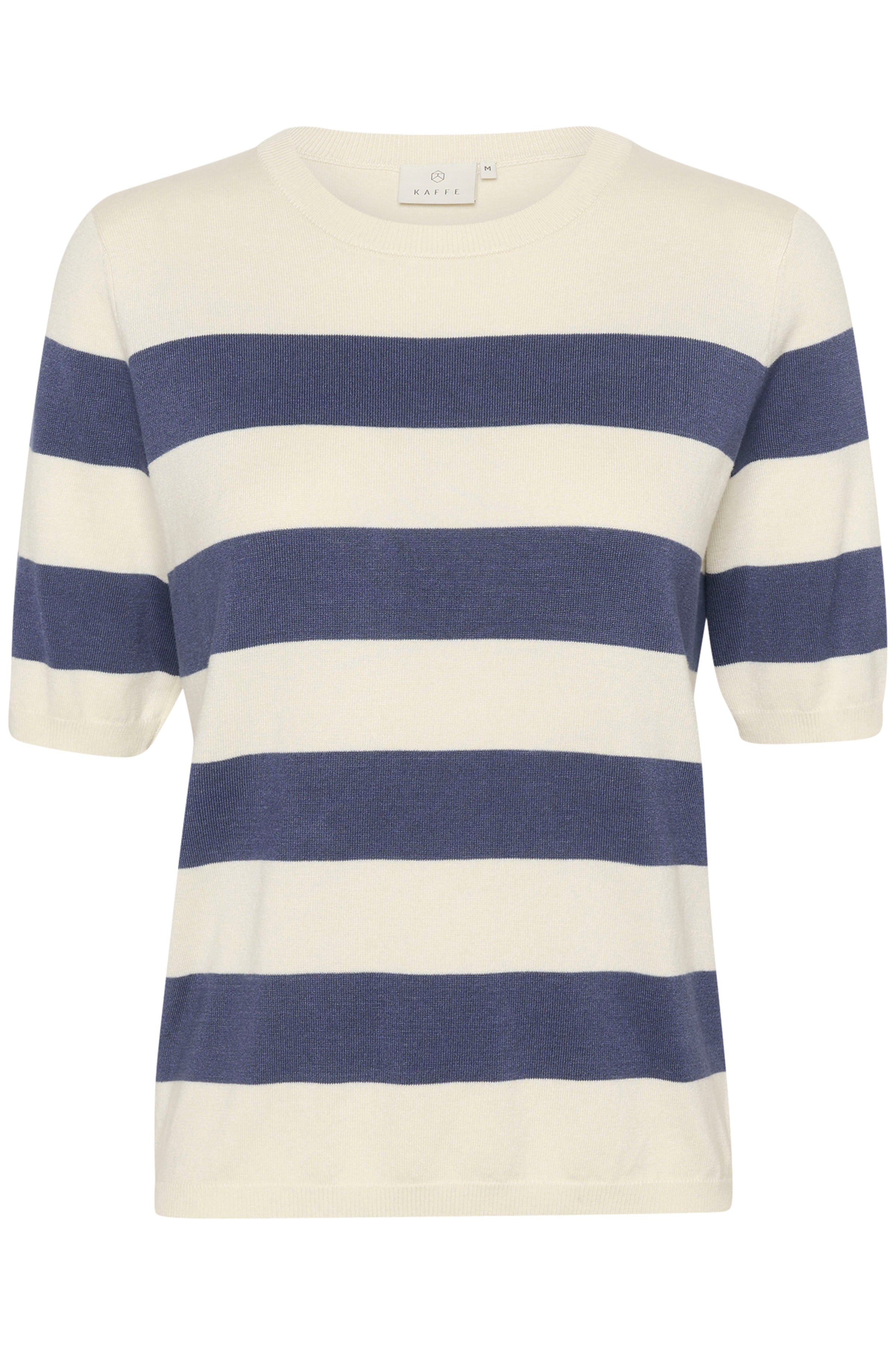 Kaffe KAlizza striped knit Indigo blue/white - Online - Mode