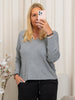 Kaffe KAlola knit pullover grey melange