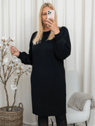 Kaffe KAlone knit dress black deep - Online - Mode