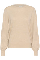 Kaffe KAlone knit pullover feather grey - Online - Mode