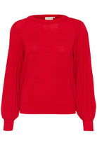 Kaffe KAlone knit pullover haute red - Online - Mode