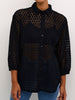 Kaffe KAloren lace shirt black deep