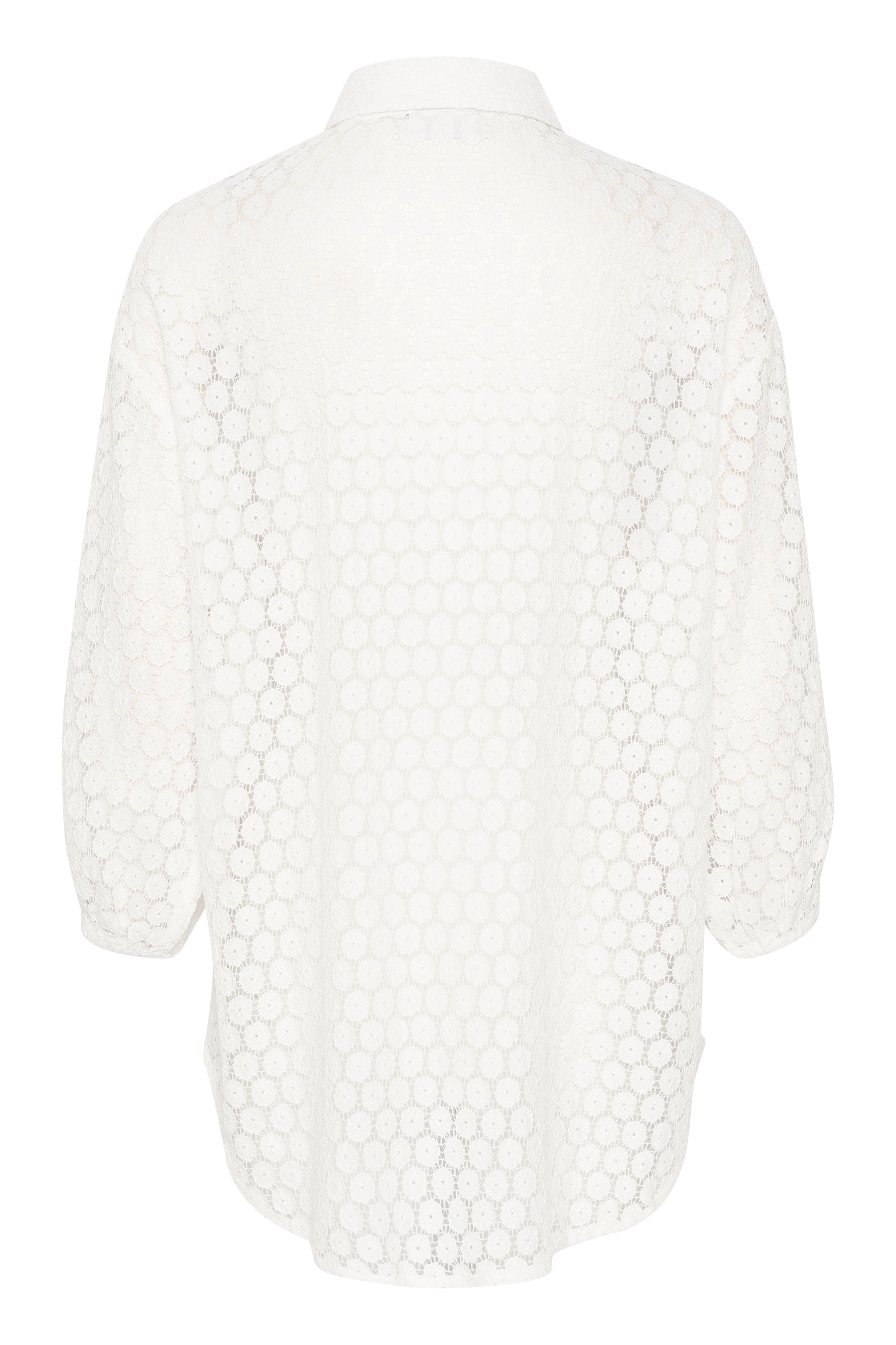 Kaffe KAloren lace shirt chalk - Online - Mode