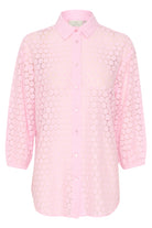 Kaffe KAloren lace shirt pink mist - Online - Mode