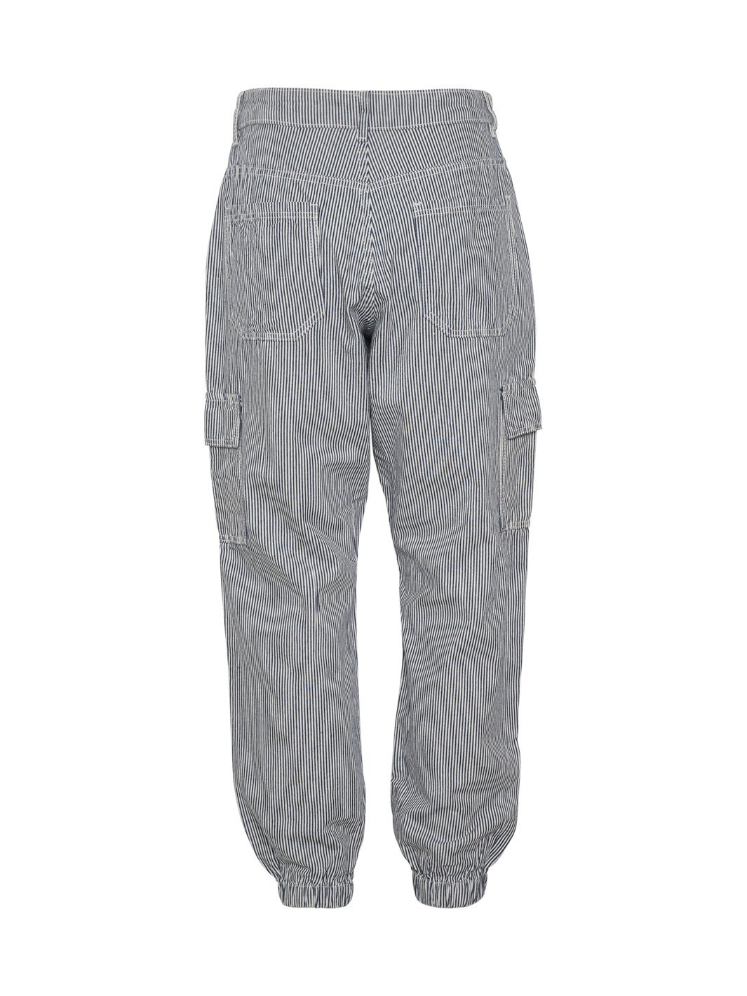 Kaffe KAmarilla pants blue/white stripes - Online-Mode