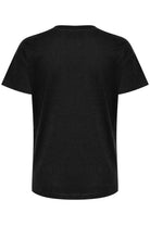 Kaffe KAmarin v - neck t-shirt black deep - Online - Mode