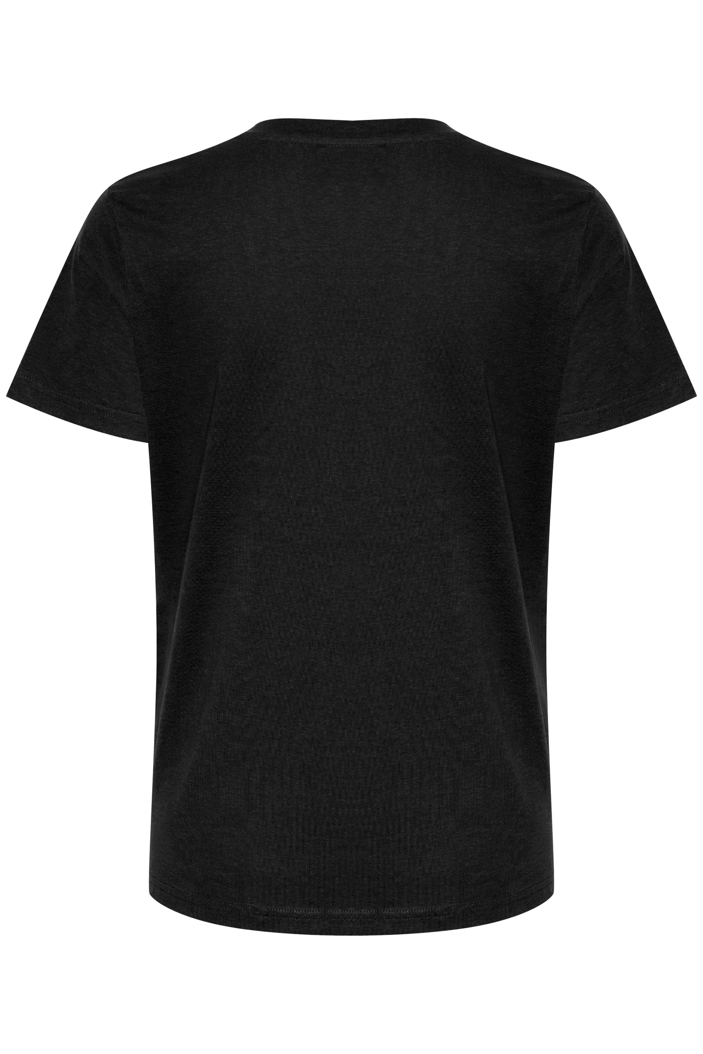 Kaffe KAmarin v - neck t-shirt black deep - Online - Mode