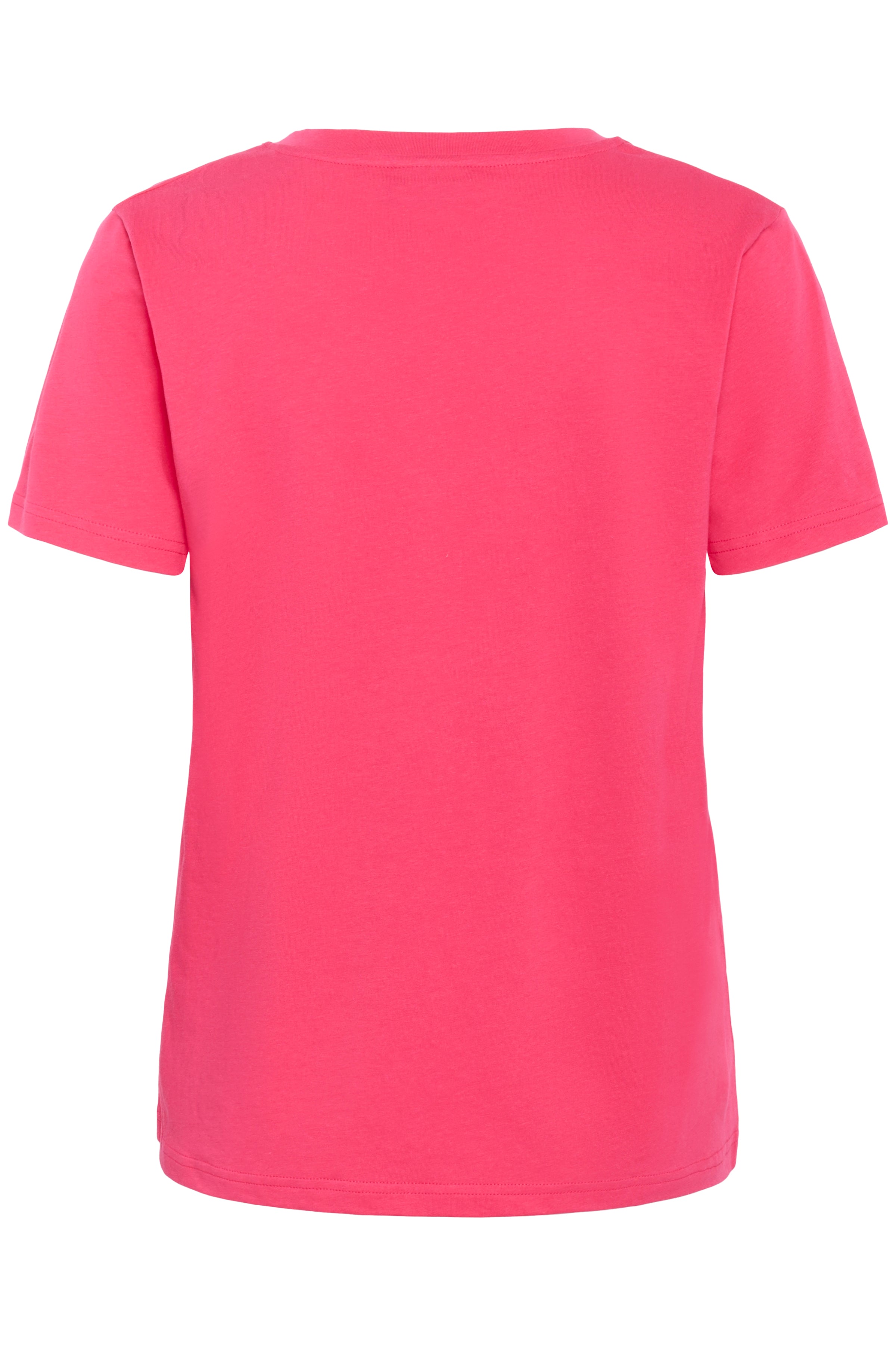 Kaffe KAmarin v - neck t-shirt raspberry - Online - Mode