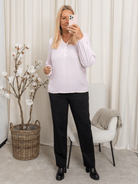 Kaffe KAmathilde blouse lilac snow - Online - Mode