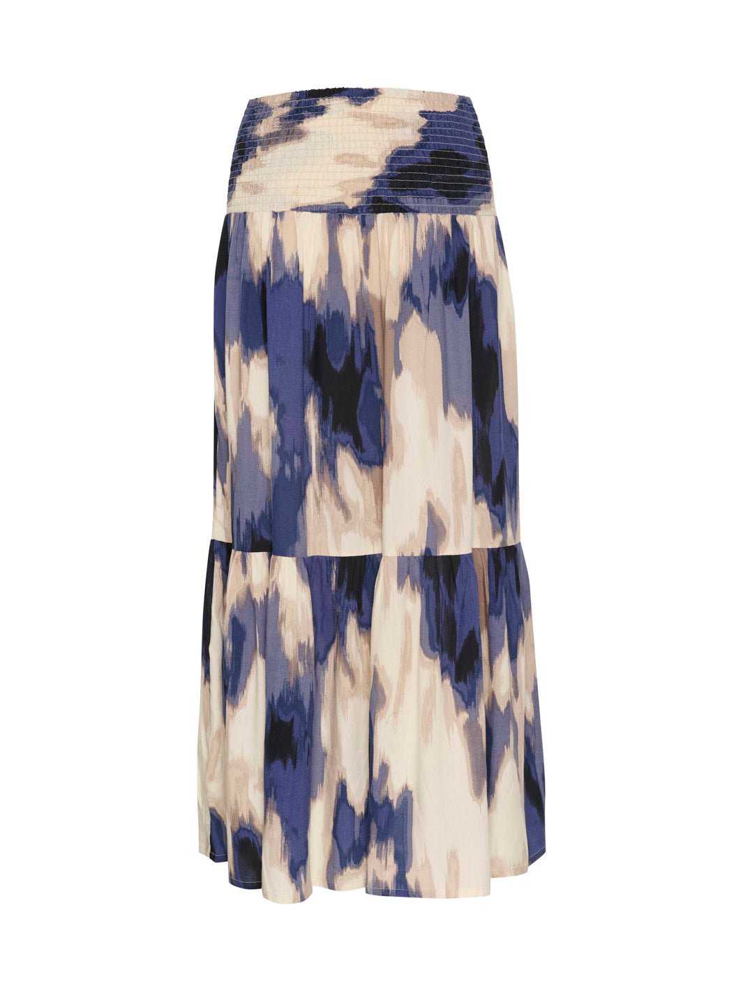 Kaffe KAmaxi smock skirt blue abstract print - Online - Mode