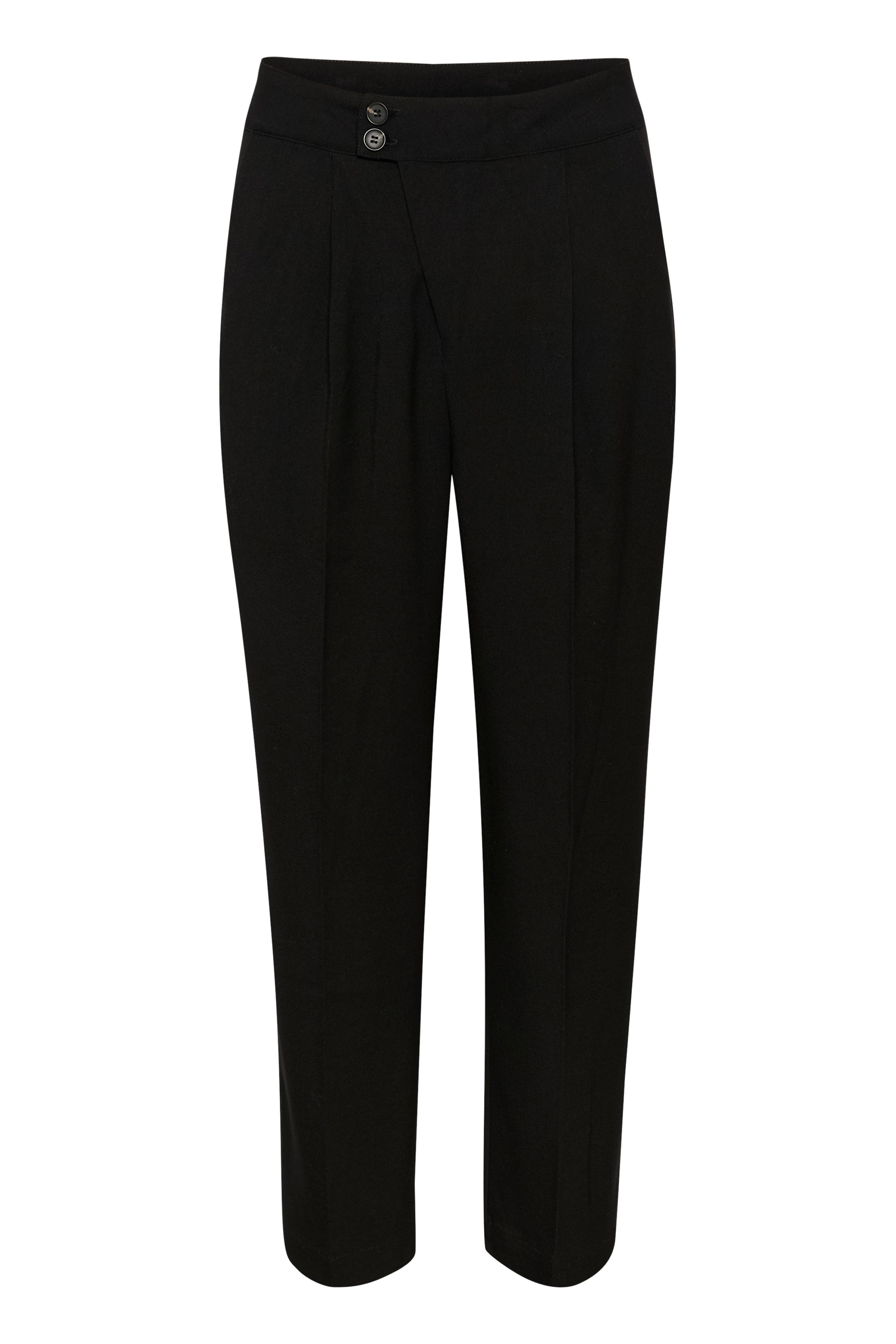 Kaffe KAmerle button pants 7/8 black deep - Online - Mode