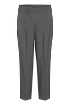 Kaffe KAmerle button pants 7/8 dark grey melange - Online - Mode