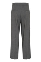 Kaffe KAmerle button pants 7/8 dark grey melange - Online - Mode