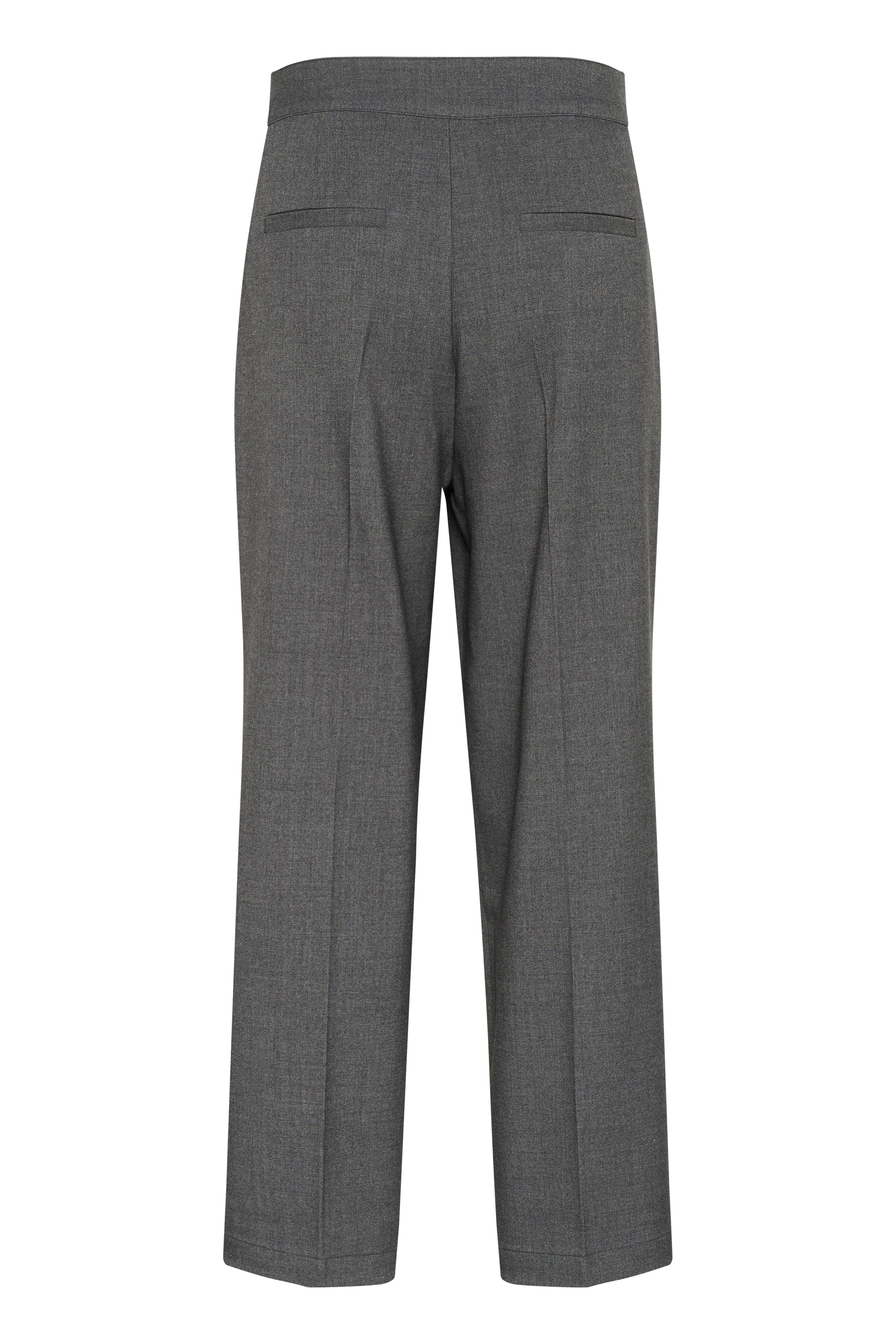 Kaffe KAmerle button pants 7/8 dark grey melange - Online - Mode