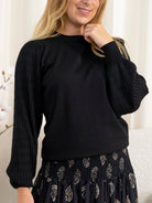 Kaffe KANanna pullover black deep - Online - Mode