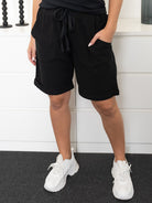 Kaffe KAnaya shorts black deep - Online-Mode