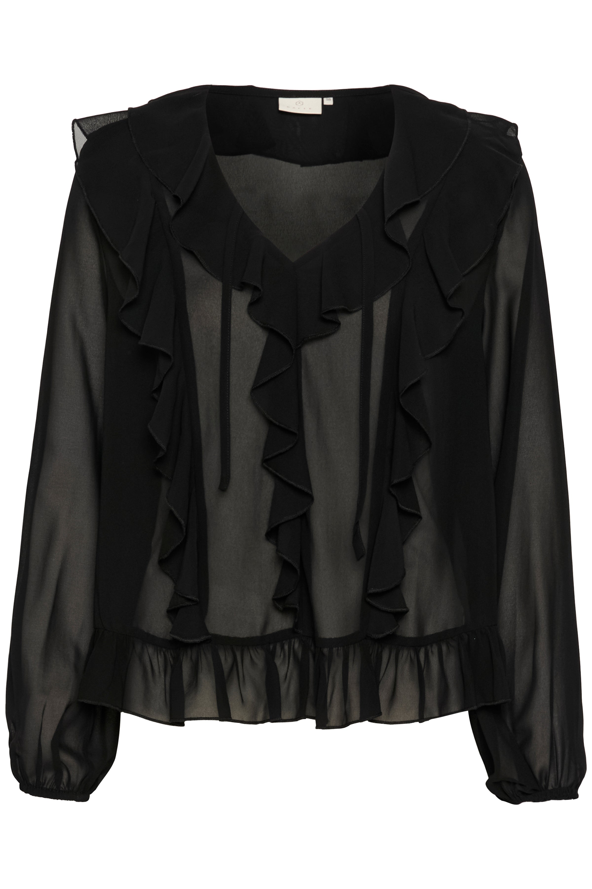 Kaffe KAninna blouse black deep - Online - Mode