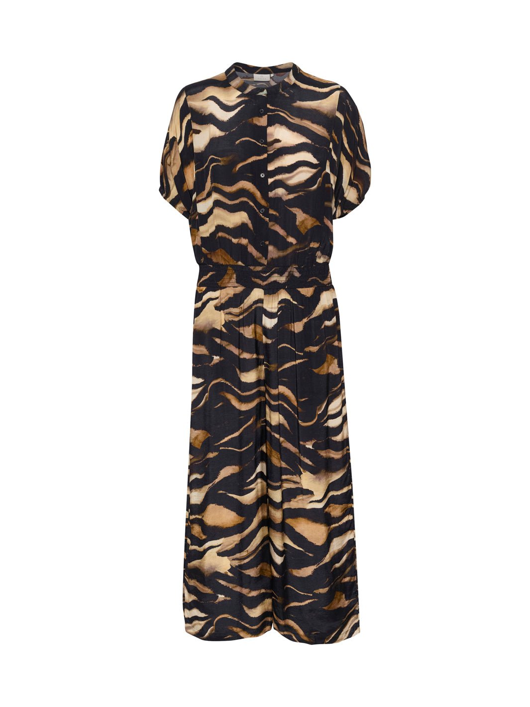 Kaffe KApollie Lia jumpsuit black/brown tiger - Online-Mode