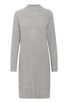 Kaffe KArinya knit dress grey melange - Online - Mode