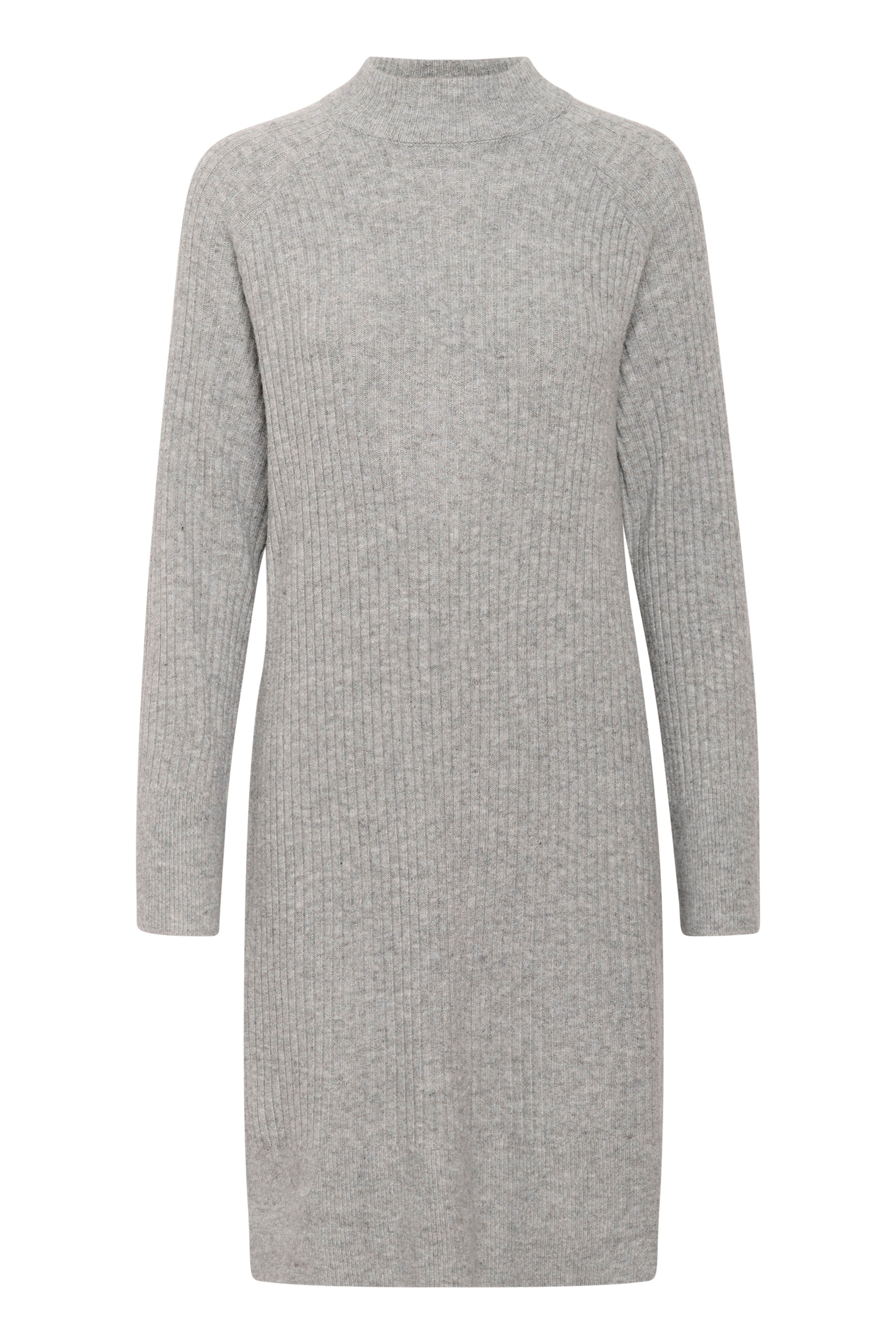 Kaffe KArinya knit dress grey melange - Online - Mode