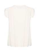 Kaffe KAronna sleeveless shirt chalk - Online-Mode