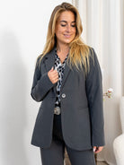 Kaffe KAsakura blazer black oyster - Online - Mode