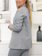 Kaffe KAsakura blazer grey melange - Online - Mode