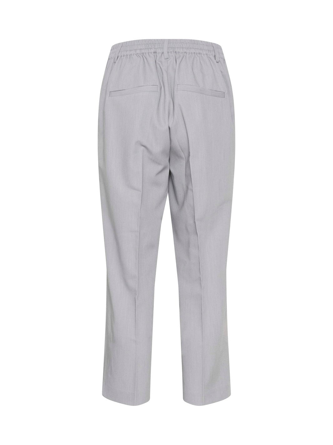 Kaffe KAsakura HW cropped pants grey melange - Online - Mode