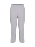 Kaffe KAsakura HW cropped pants grey melange - Online - Mode