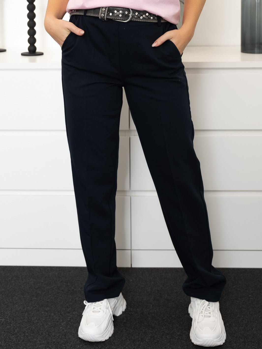 Kaffe KAsakura HW pants midnight marine - Online - Mode