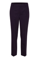 Kaffe KAsakura HW zipper pants dawn purple - Online - Mode