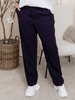 Kaffe KAsakura HW zipper pants dawn purple