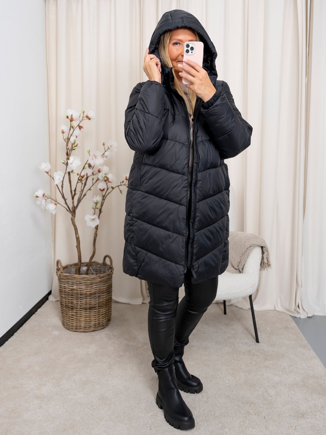 Kaffe KAsusanne coat black deep - Online - Mode