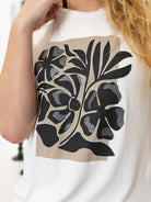 Kaffe KAthora t-shirt chalk - Online-Mode