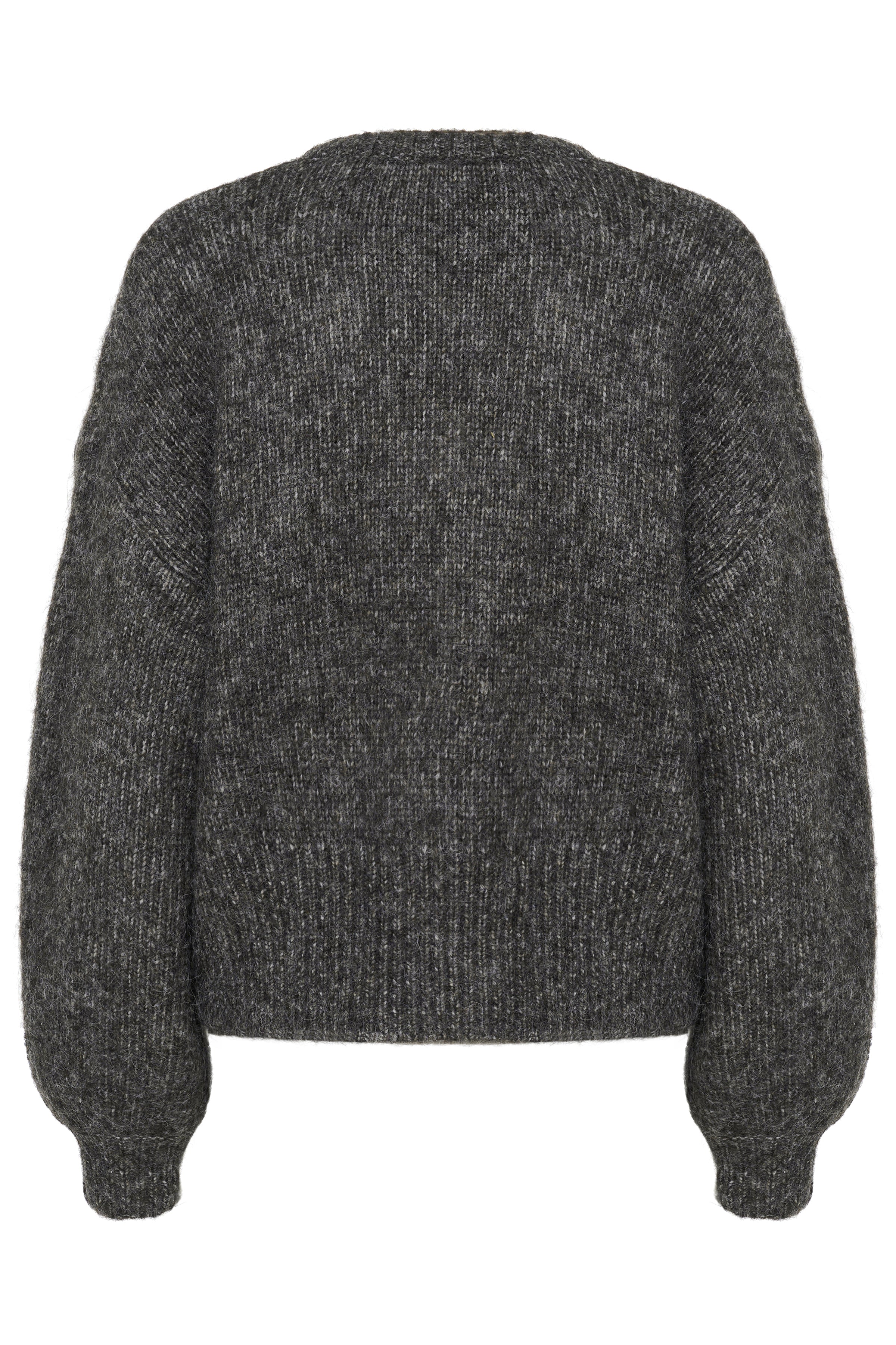 Kaffe KAtrina LS pullover dark grey melange - Online - Mode