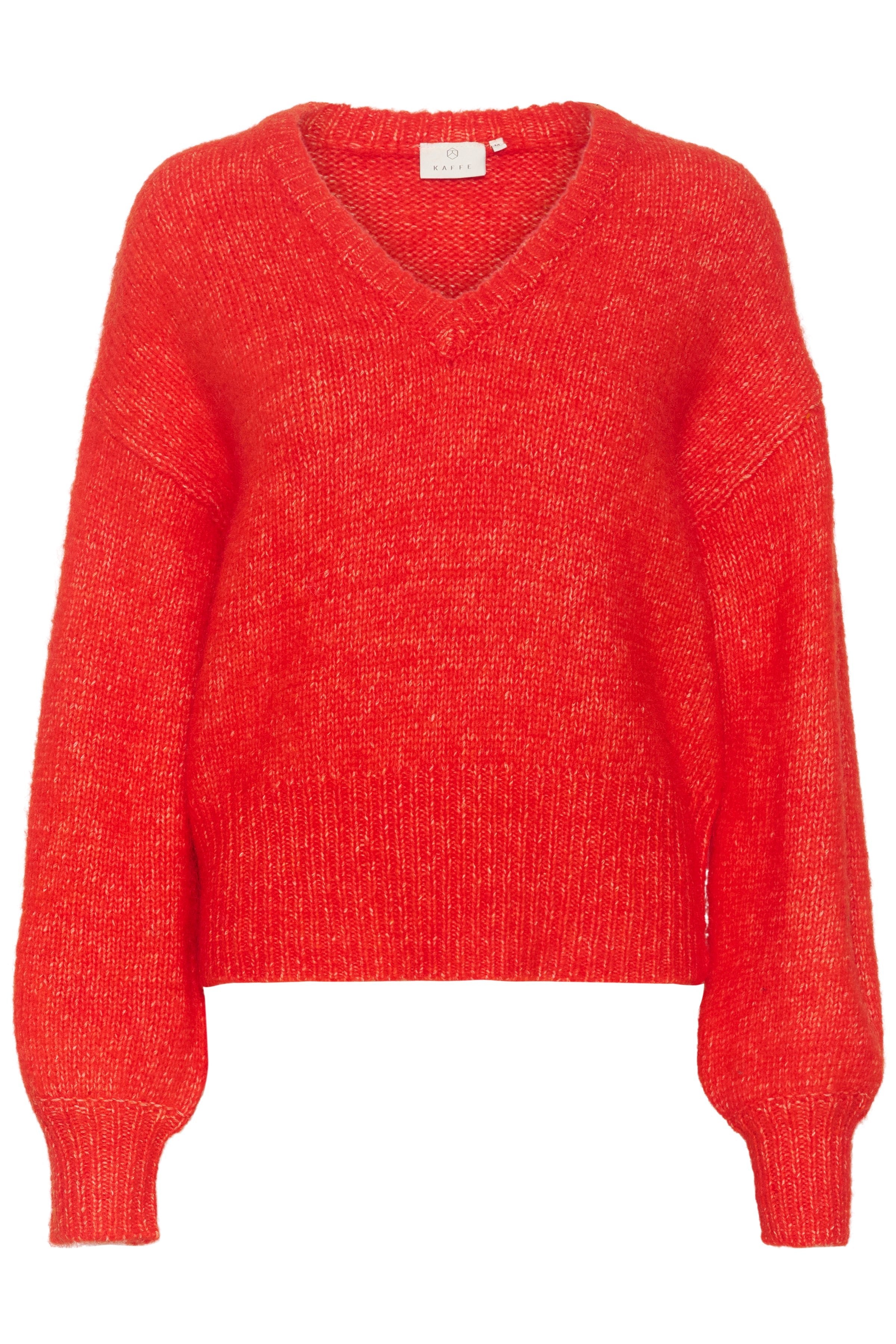 Kaffe KAtrina LS pullover fiery red melange - Online - Mode