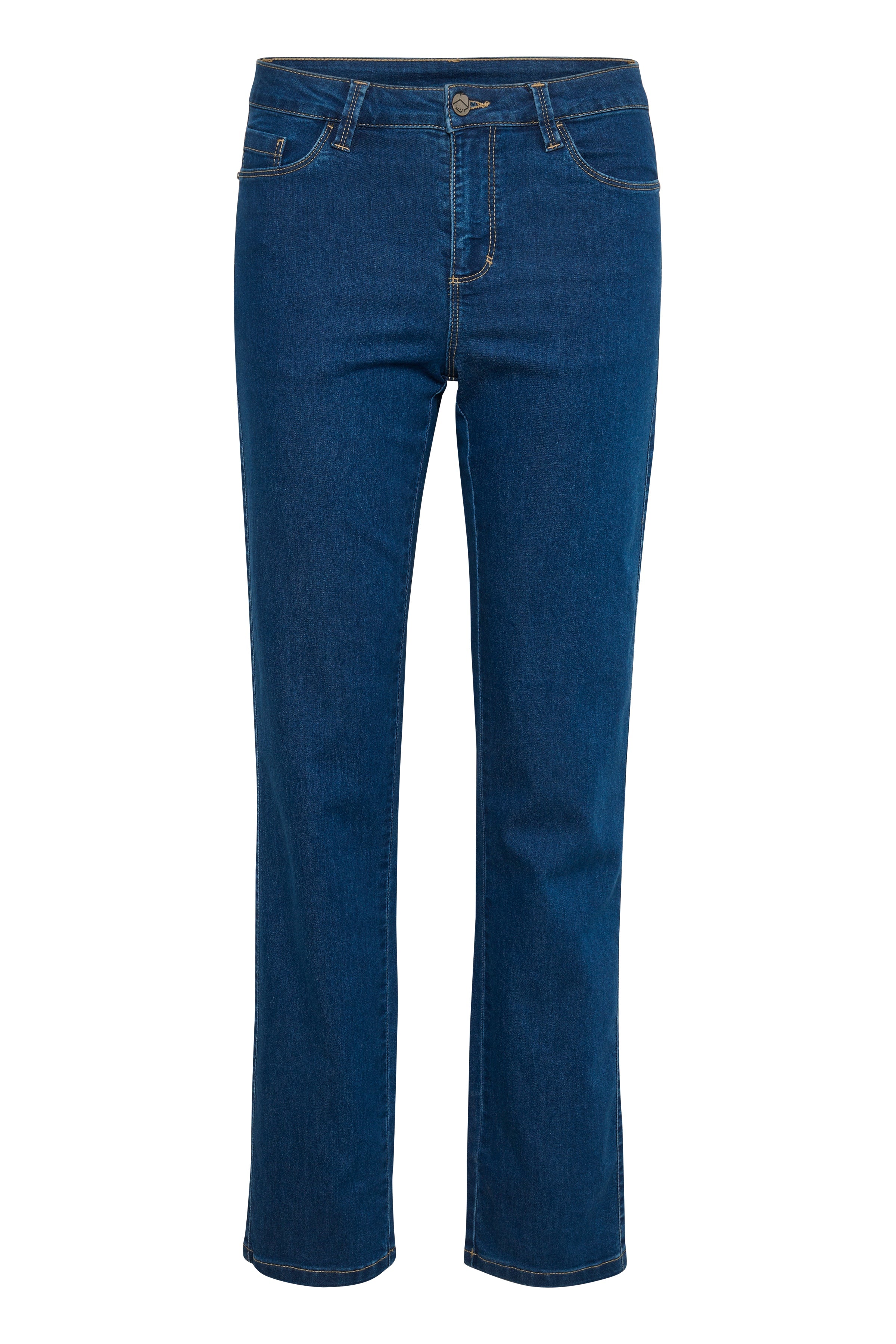 Kaffe KAvicky straight jeans medium blue wash - Online - Mode