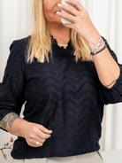 Kaffe KAvictoria blouse black - Online - Mode