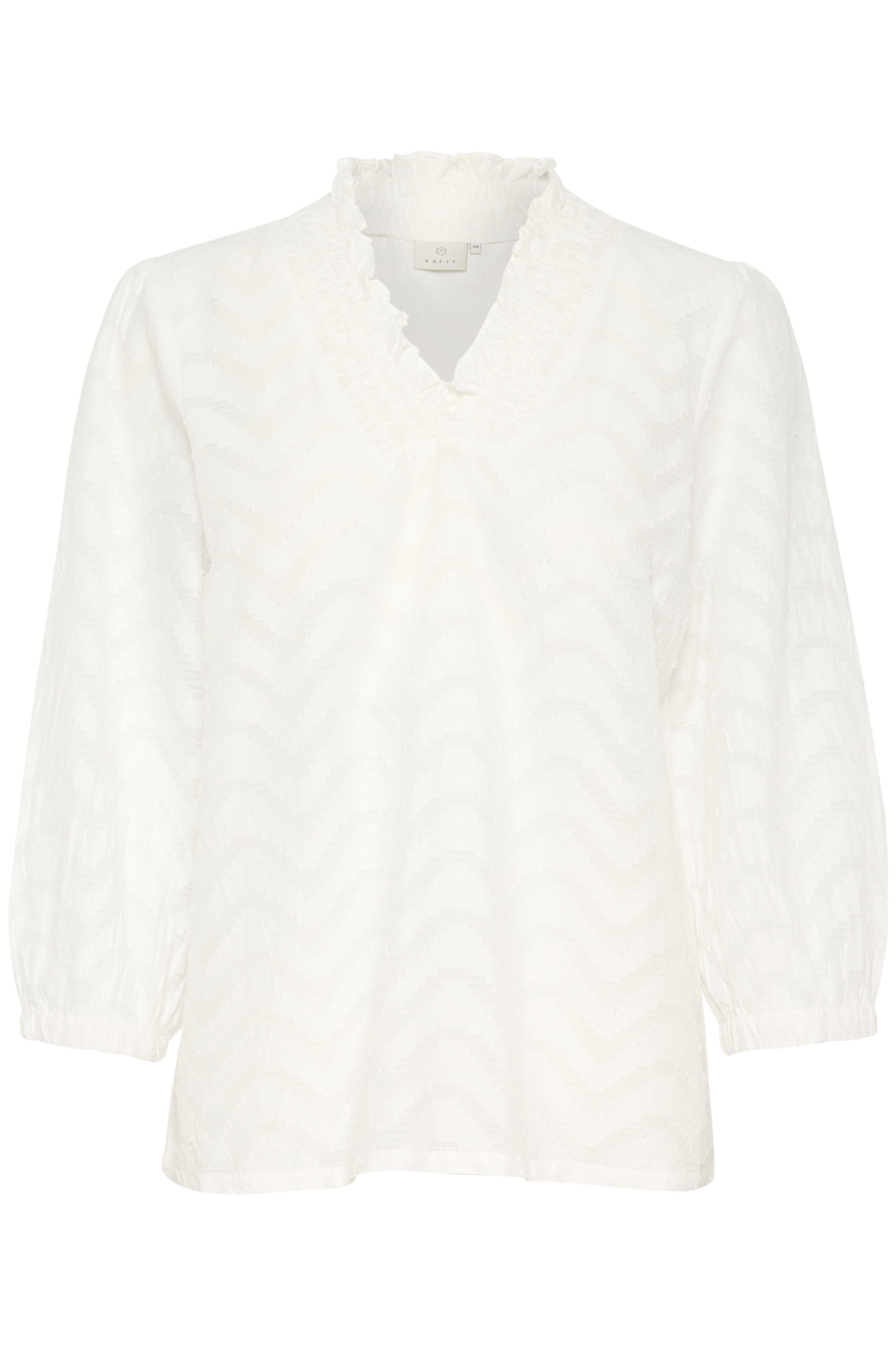 Kaffe KAvictoria blouse chalk - Online - Mode