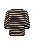 Kaffe KAysabel knit pullover black/antique white - Online - Mode