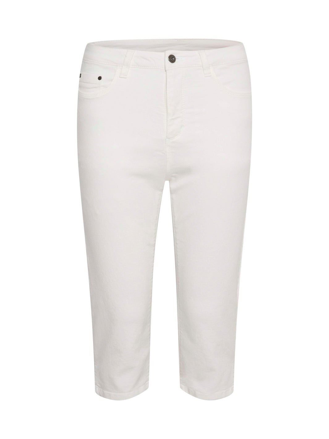 Kaffe KAzelina capri jeans chalk - Online - Mode