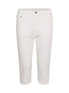 Kaffe KAzelina capri jeans chalk - Online - Mode